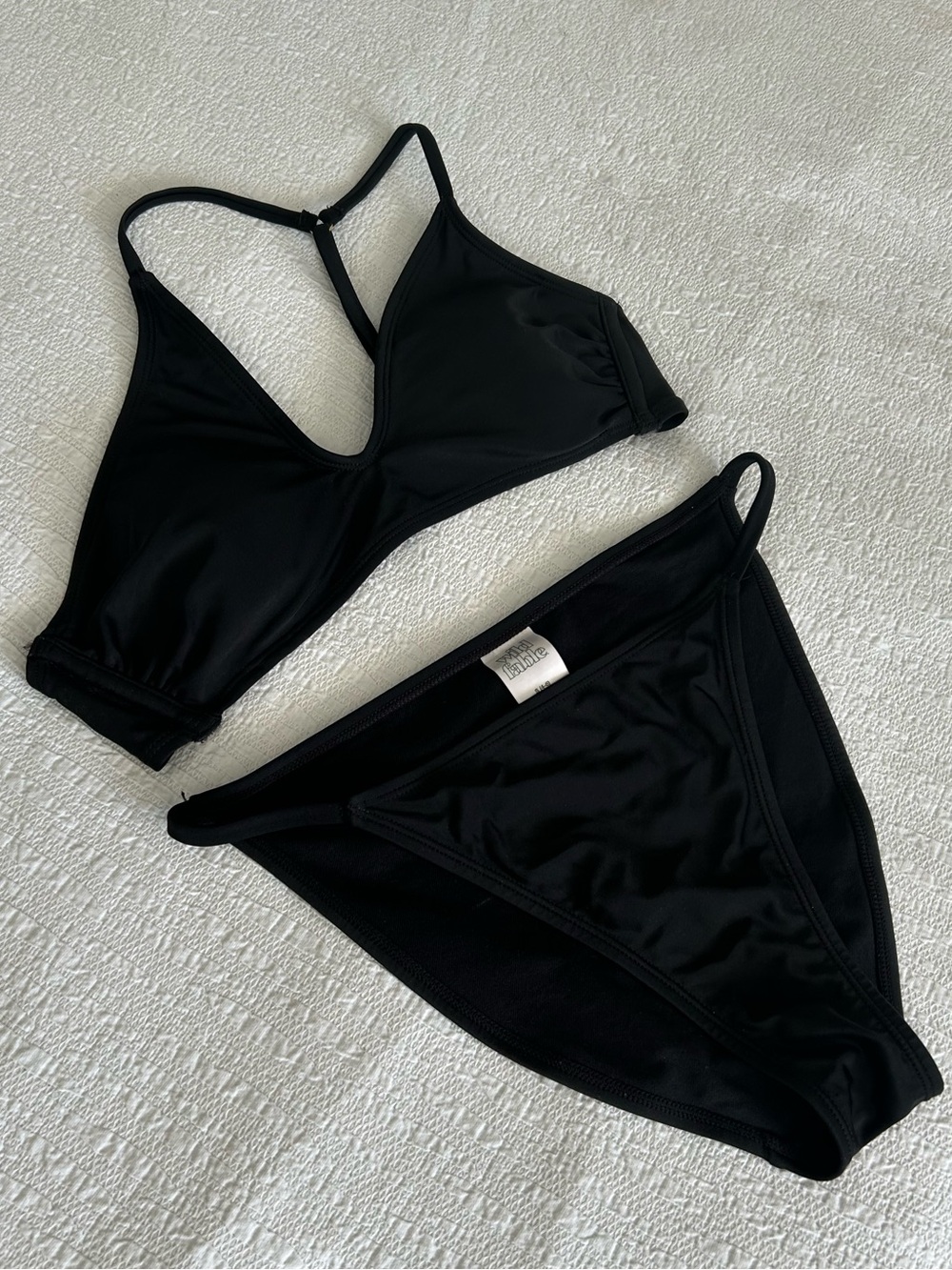 Wild Fable Black Two-Piece Bikini Set